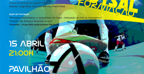Multiusos palco de formação de futsal